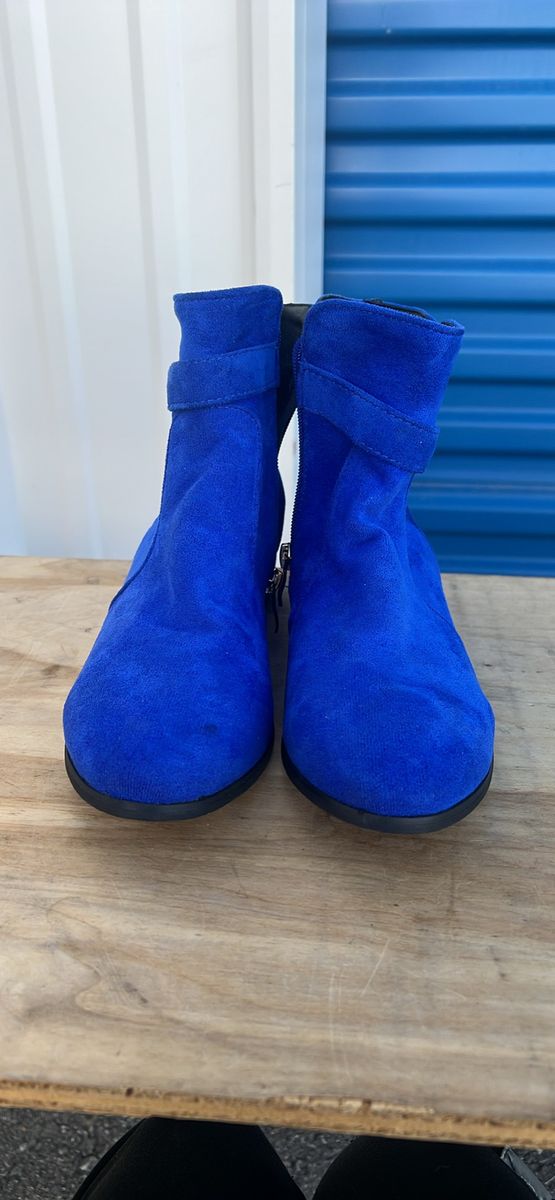 Womens Round Toe Ankle Boots