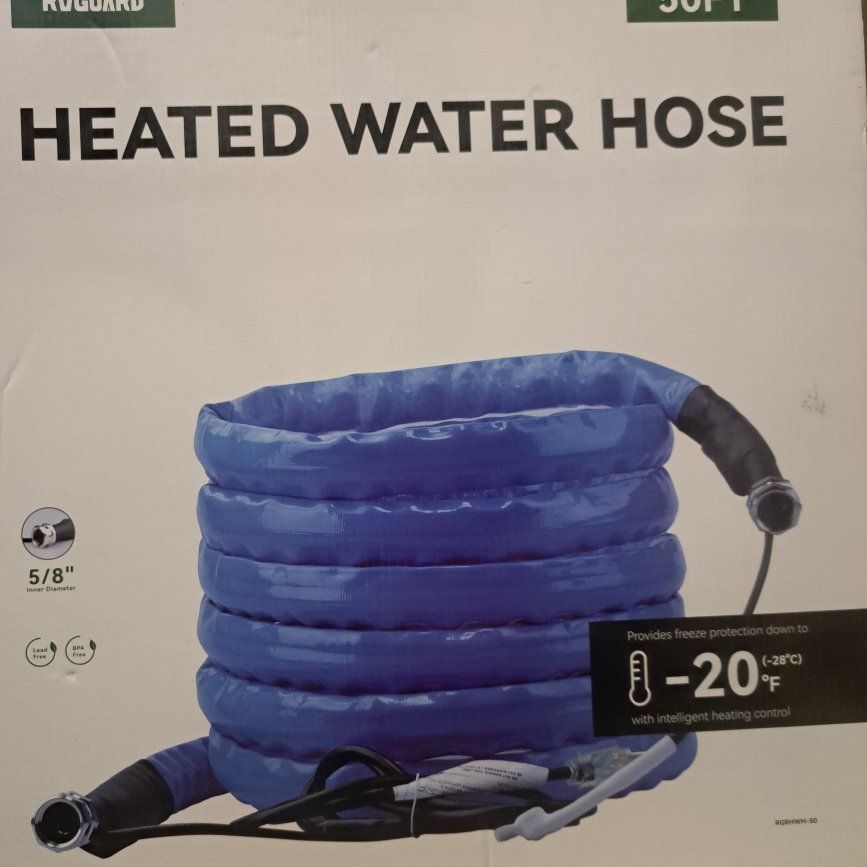 RV 50 ft heated water hose