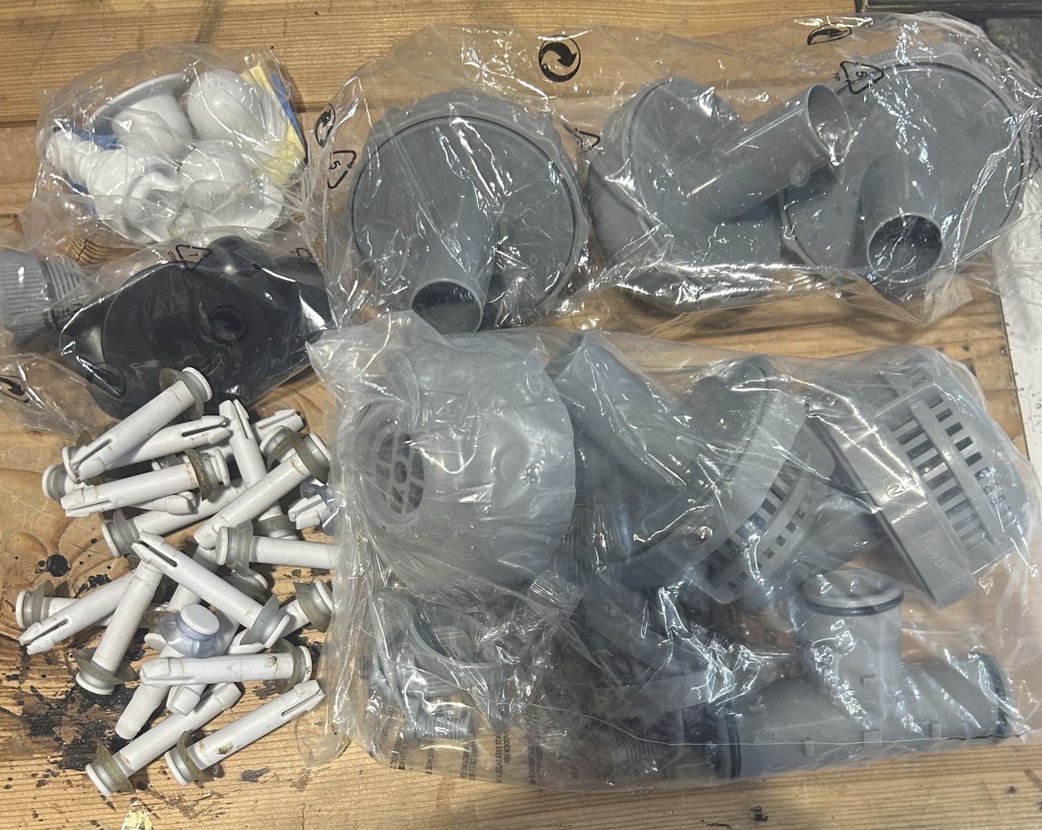 Assorted Outdoor Pool Parts