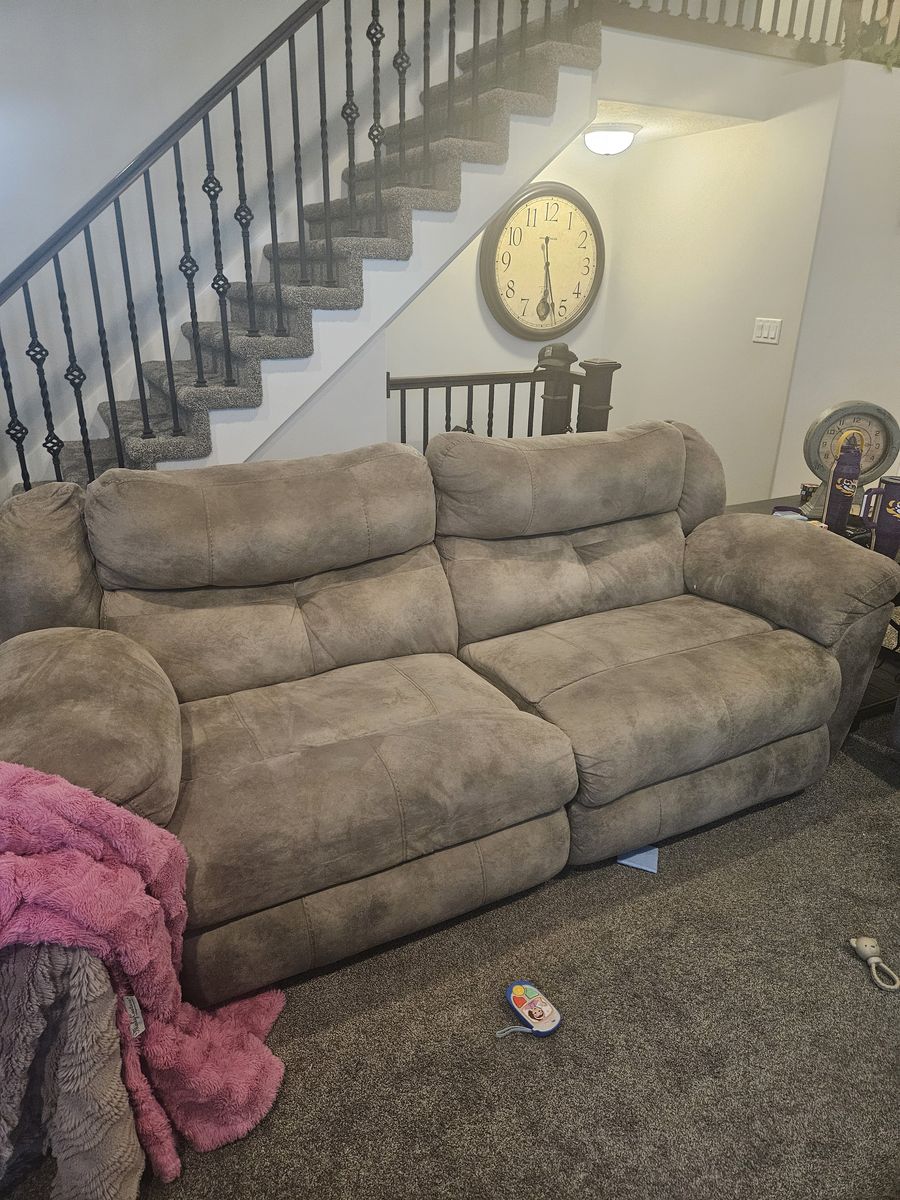 Free power reclining couch