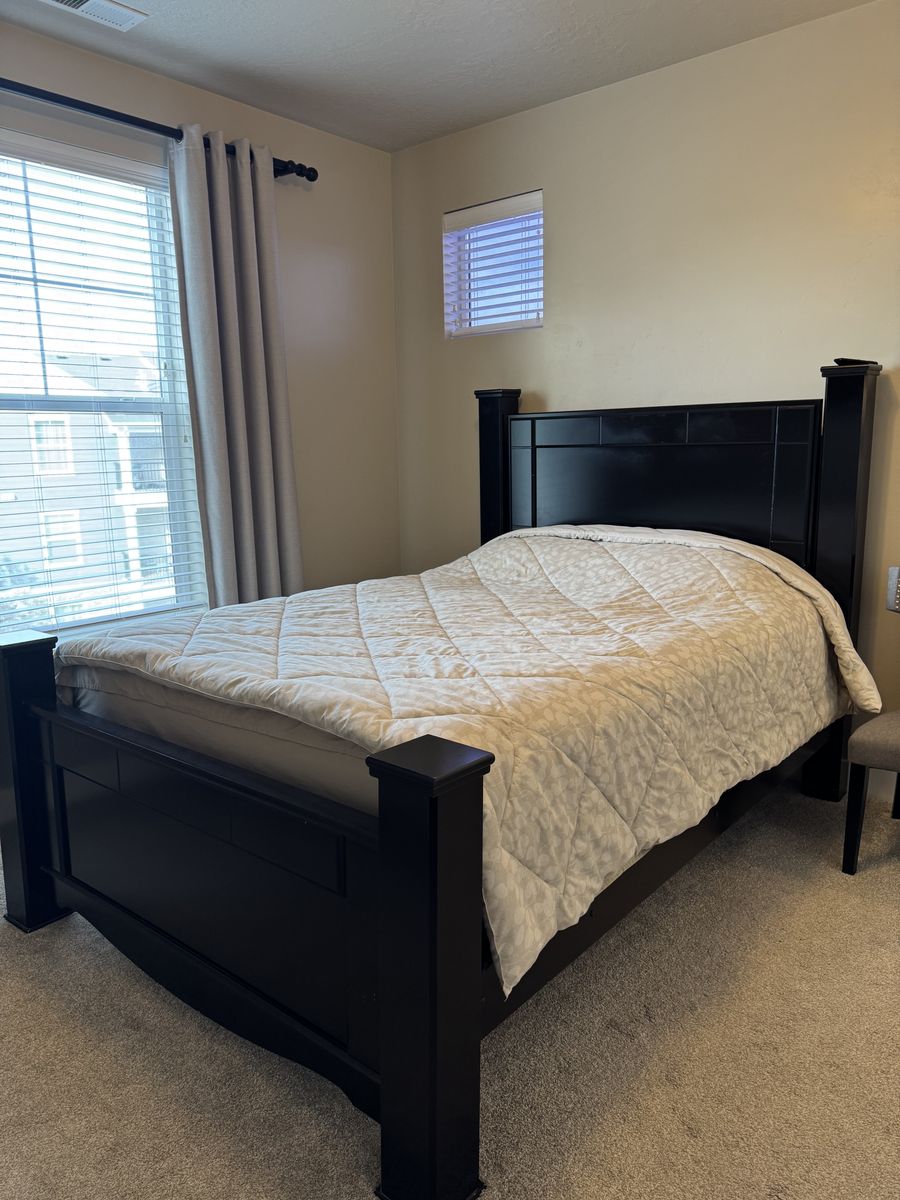 Bed frame and mattresses!