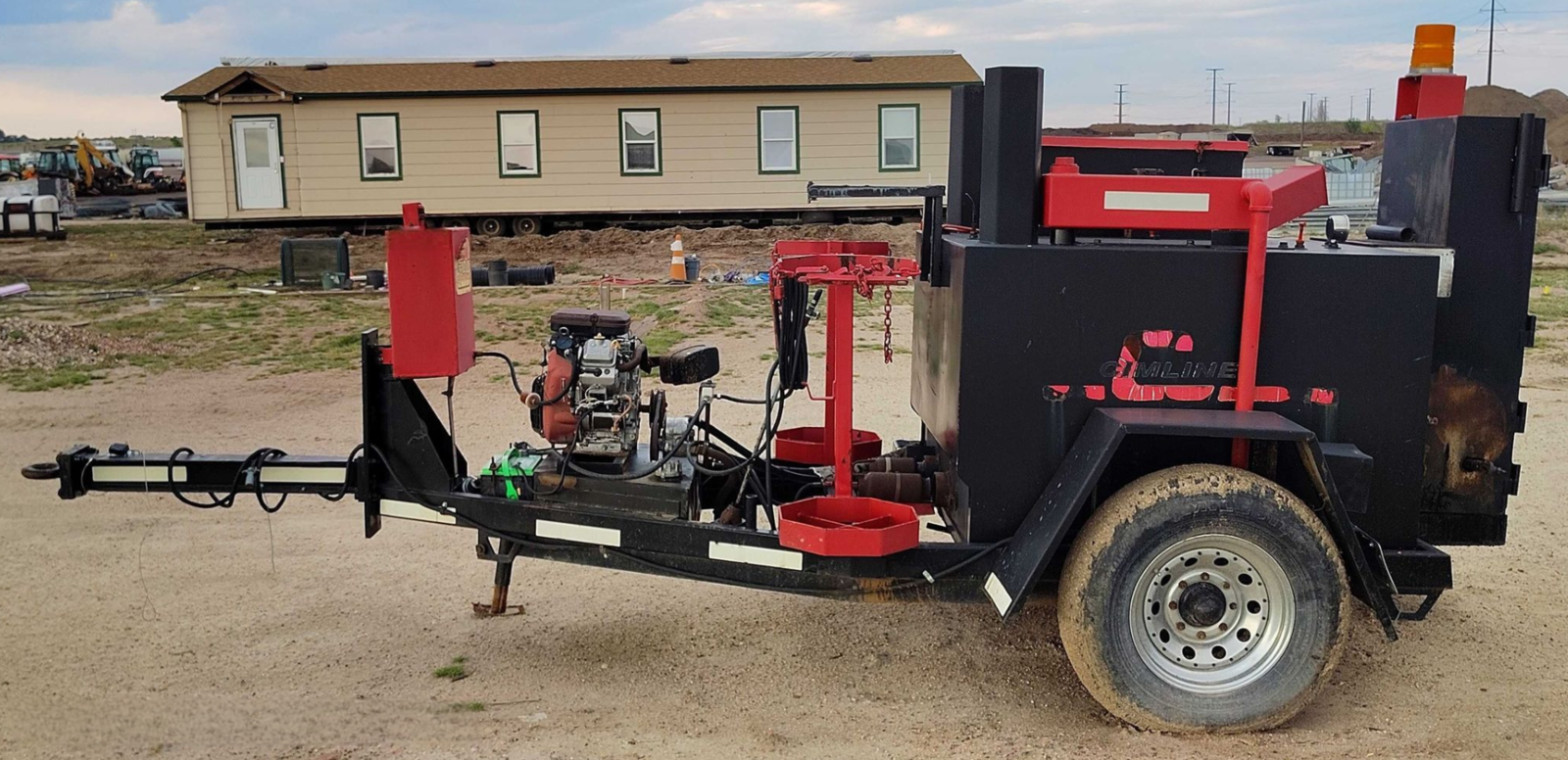 Asphalt Kettle Hot Pour Melter Crack Fill Machine Sealcoat Equipment Pavement Repair Mastic Joint Sealing Unit Bitumen Heater