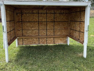Wooden Box 39.5” tall 57”w 37”l