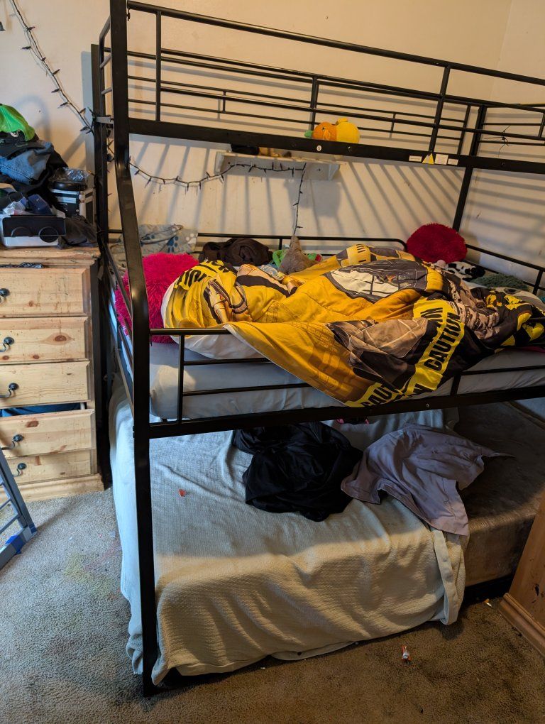 triple bunk twin top full middle bottom queen