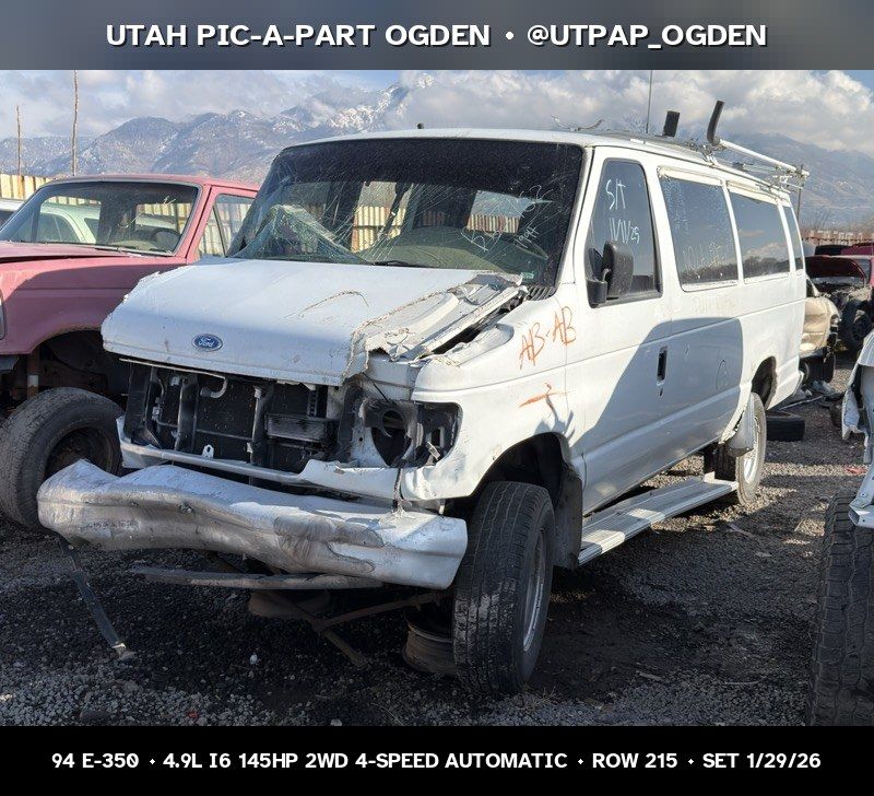 1994 Ford E-350 Parts - UTPAP Ogden