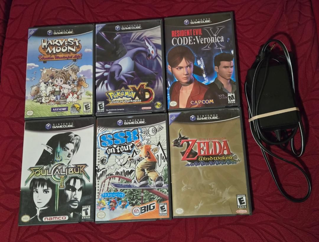 Nintendo Gamecube Game bundle including Resident Evil Code Veronica X! Trades considered~