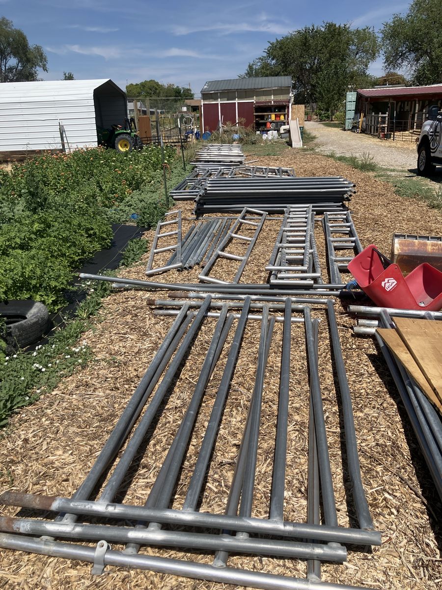 Metal Livestock Corral Panels - Used Farm Equipment