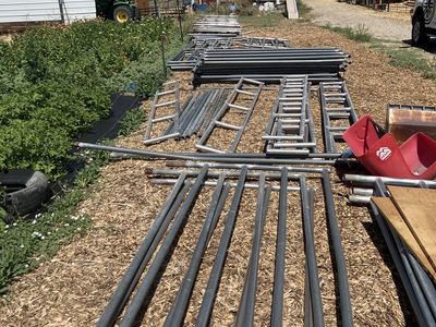 Metal Livestock Corral Panels - Used Farm Equipment