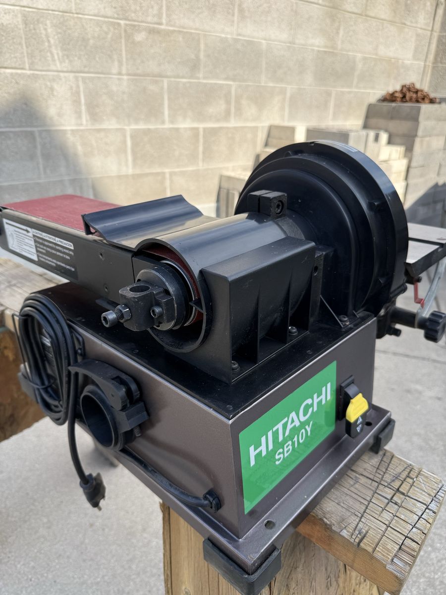 Hitachi SB10Y Benchtop Belt sander and Disc Sander