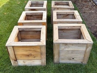Custom / Handmade Cedar Planter Boxes