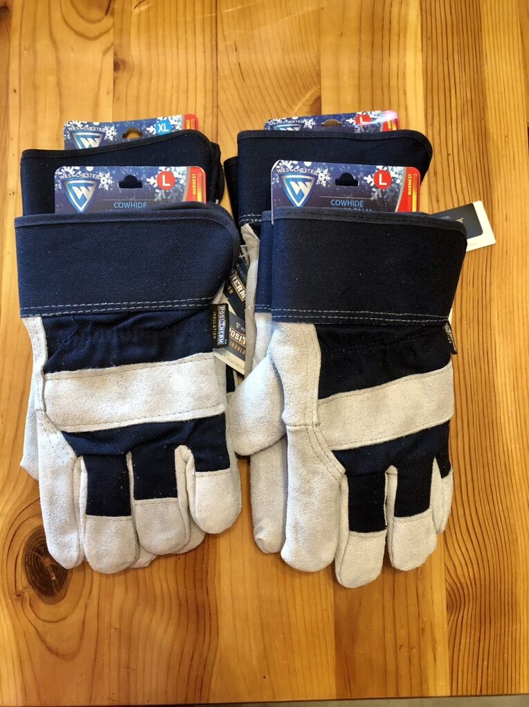 New Insulated Leather Gloves