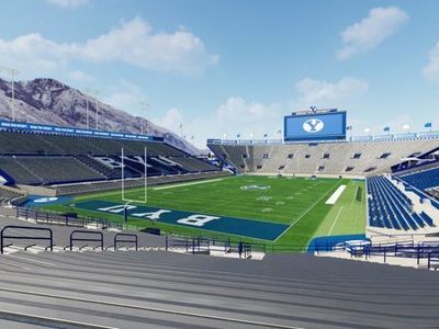 4 BYU vs Baylor Lower Bowl Football Tickets Aisle
