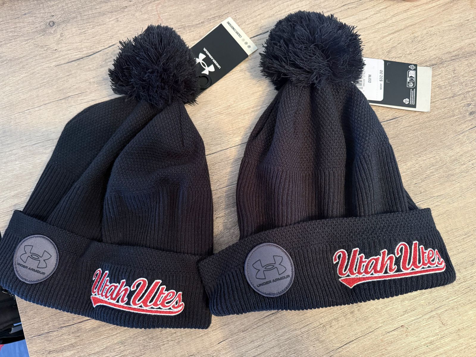 Underarmour/Utes Beanies Brand New