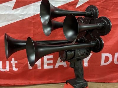 Milwaukee M18 Custom Air Train Horn - 4 available - Red $170, or Blackout $200