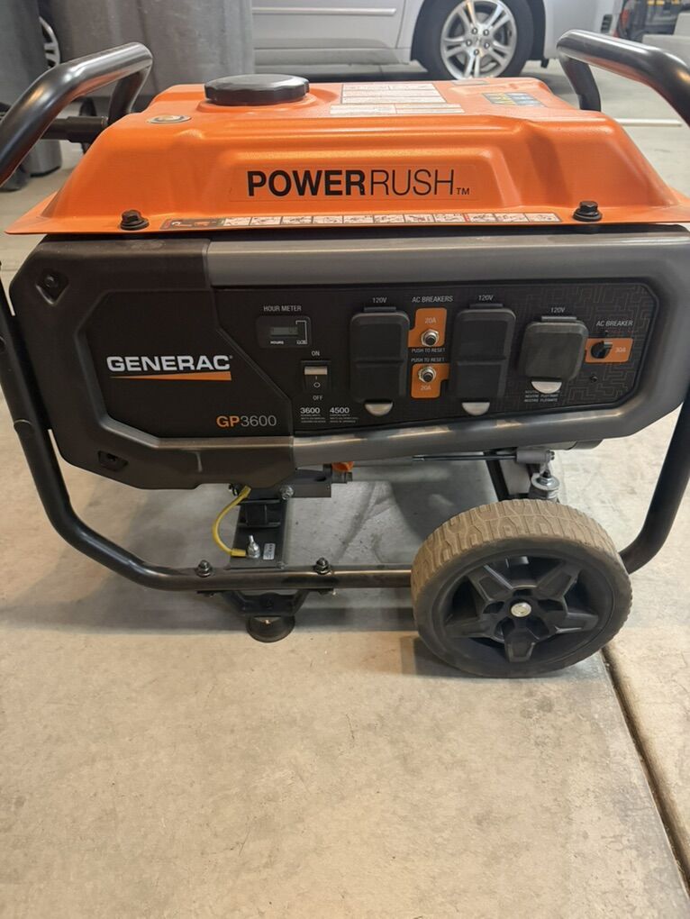 New Generac Gp 3600