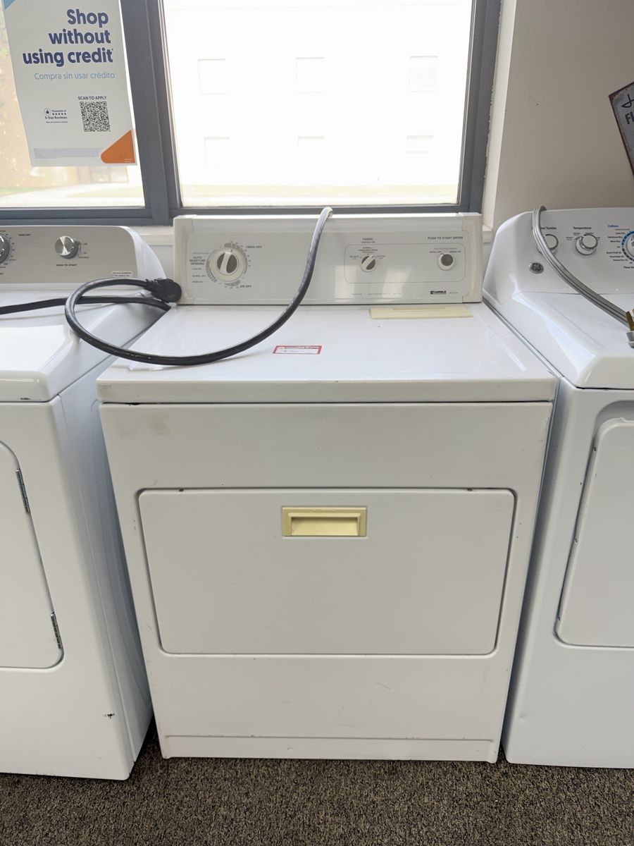 Kenmore White Electric Dryer - Front Load Drop-Down Door