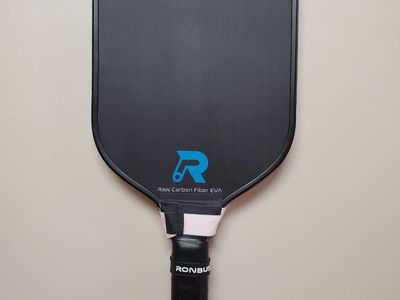 RONBUS Raw Carbon Fiber EVA pickleball paddle