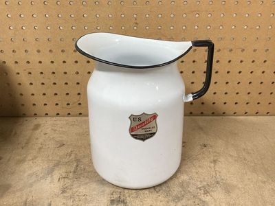 US enamelware pitcher