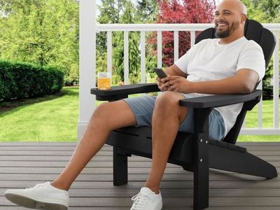 Keter Everest Adirondack Chair with Cupholder