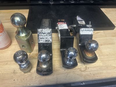 U-Haul, Curt, Draw-Tite Trailer Hitch Ball Mounts & Balls - Variety Set