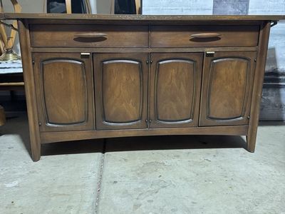 Vintage Broyhill Emphasis Expanding Bar Cart / Ser