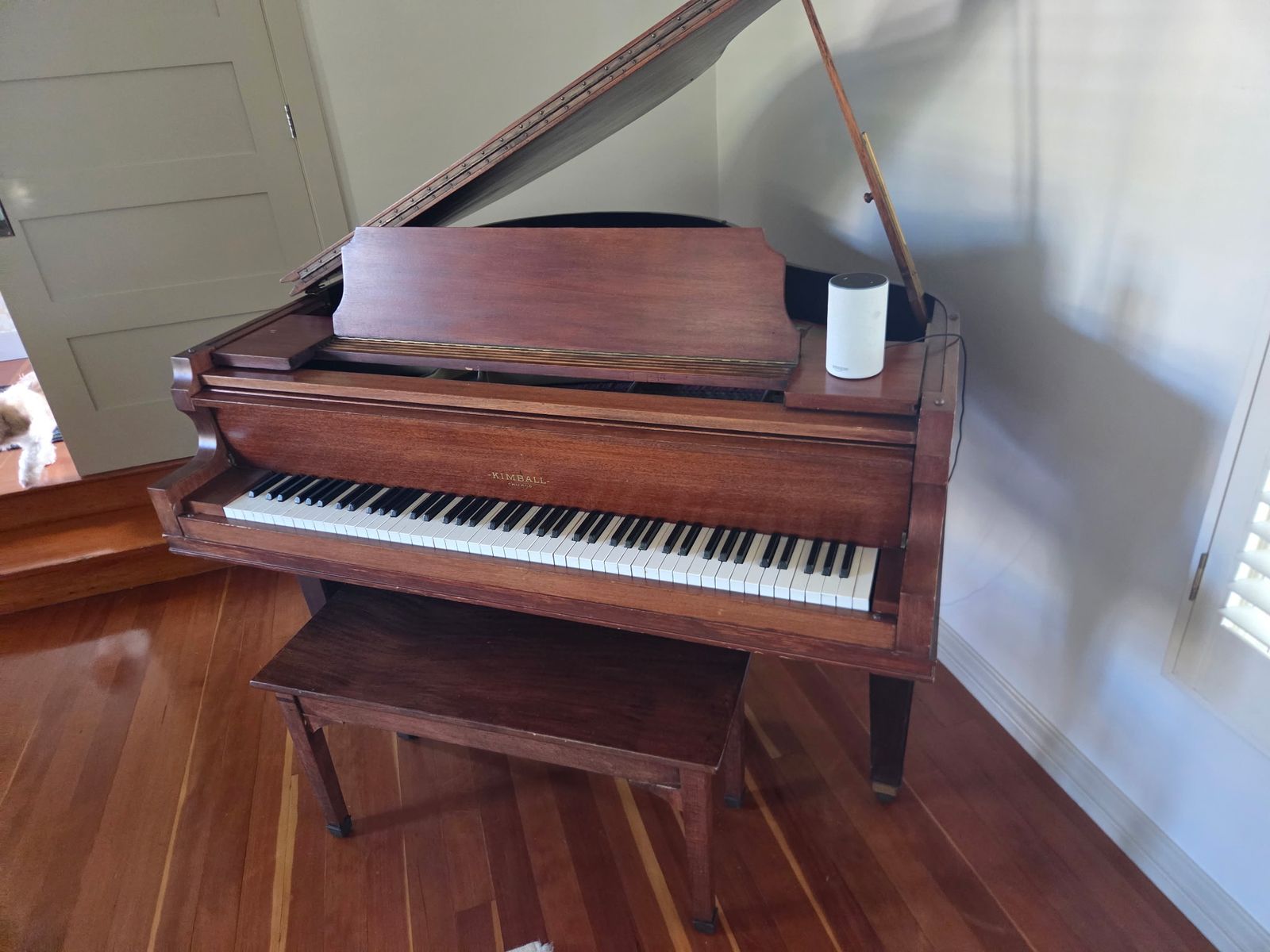 Baby grand piano