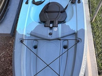 Lifetime Tahoma 10 ft Sit-On-Top Kayak - Blue/Gray, 275lb Capacity, Paddle Incl.