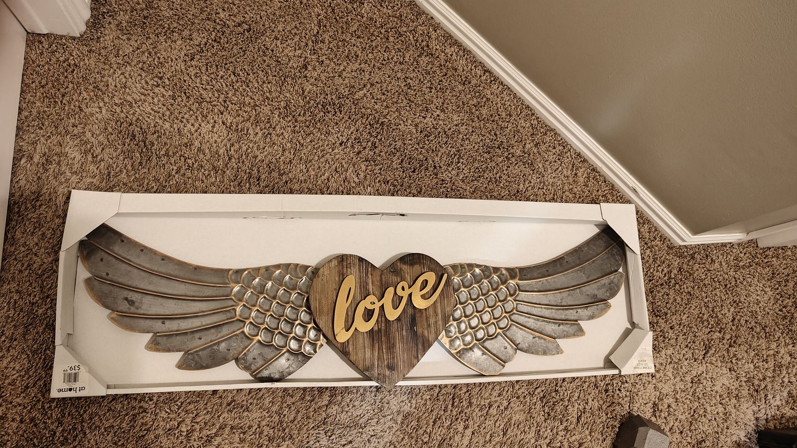 Love Angel Wings Sign