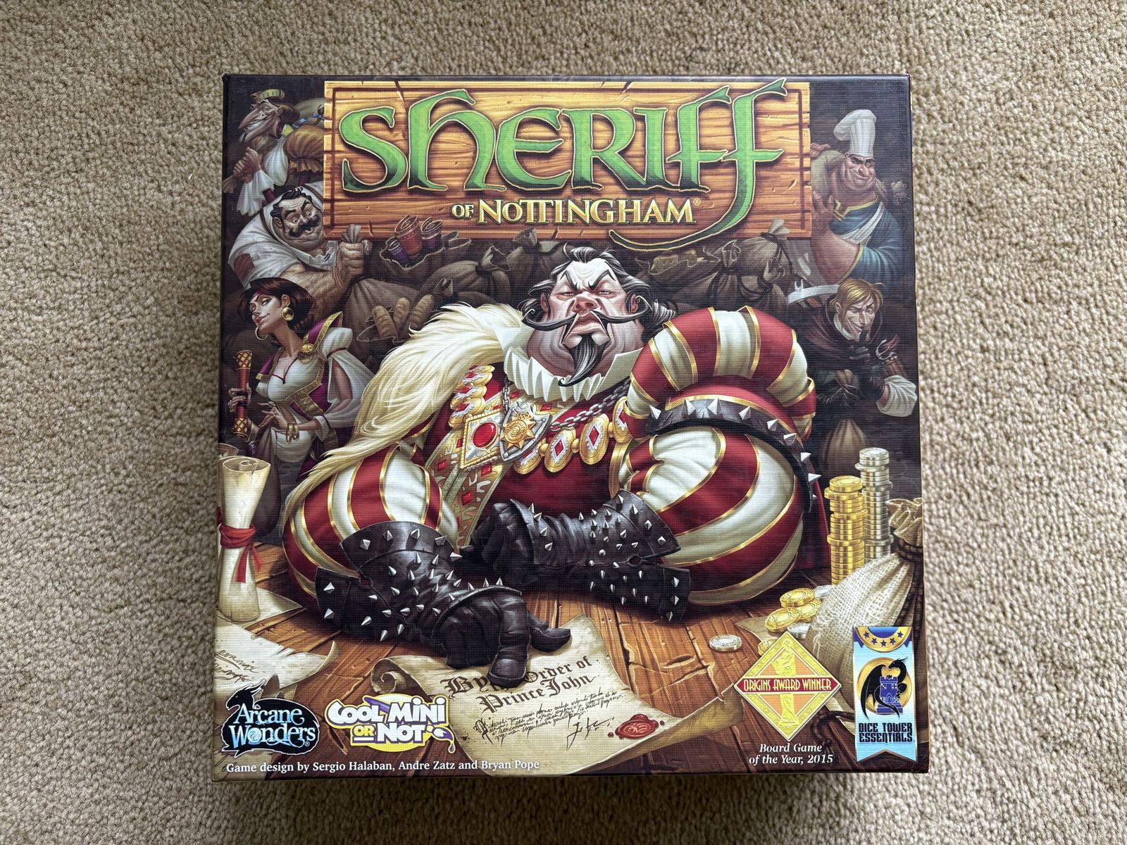COMPLETE Sheriff of Nottingham Game (1st Edition)