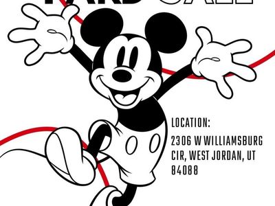 Disney yardsale and bake sale