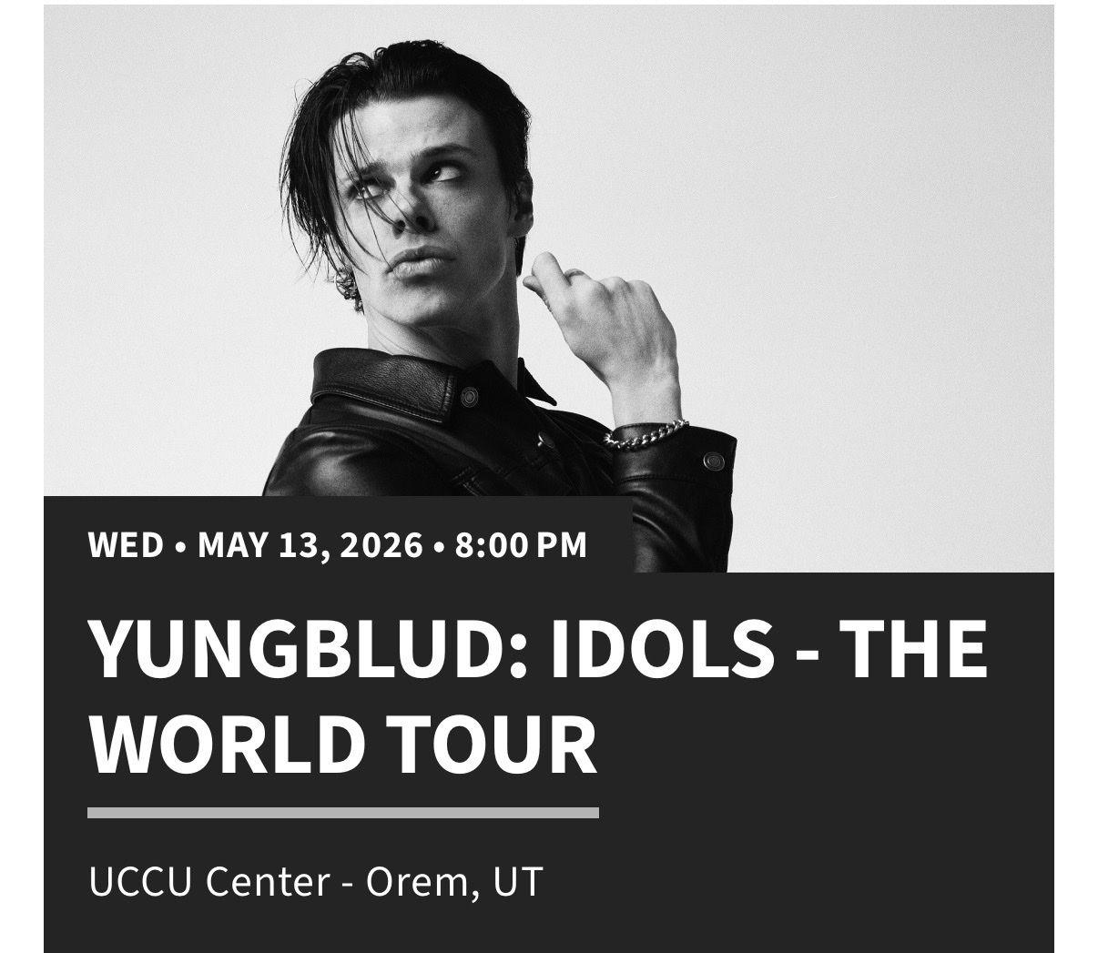 Yungblud @ UCCU Center Lower Bowl Seats