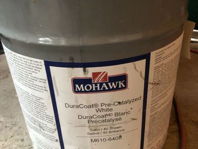 Mohawk DuraCoat Pre-Catalyzed White Satin 5 Gallon Pail M610-6408