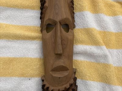 Decorative Wooden Mask for wall or desk