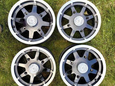Polaris rims 12x8 and -2 x6 set