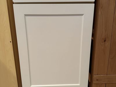 White Base Cabinet with Drawer – Shaker Style
