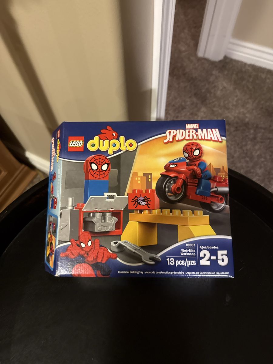 LEGO DUPLO Marvel Spider-Man Web-Bike Workshop 10607 (13 Pieces) Minus the wrench
