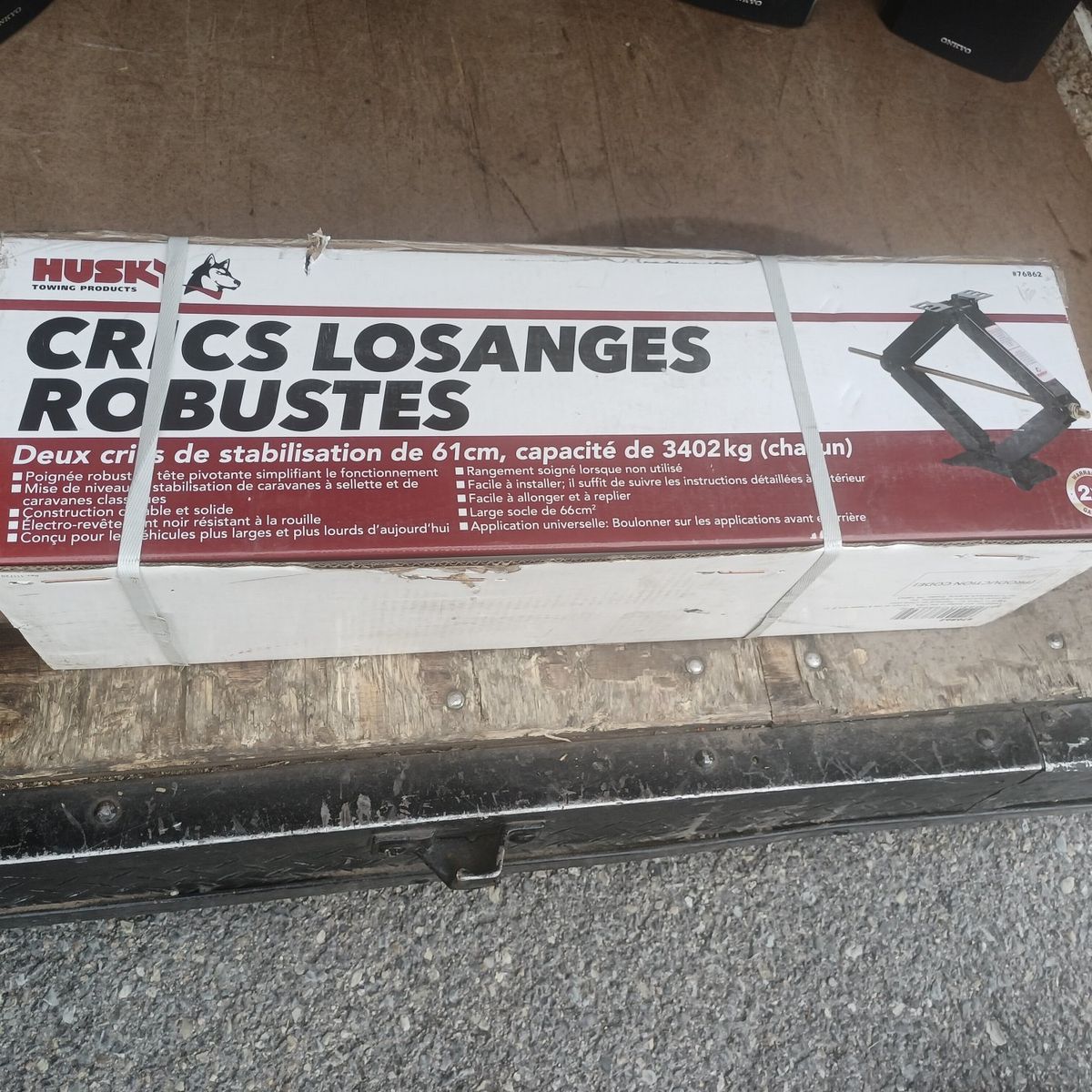 Husky heavy duty scissor jack