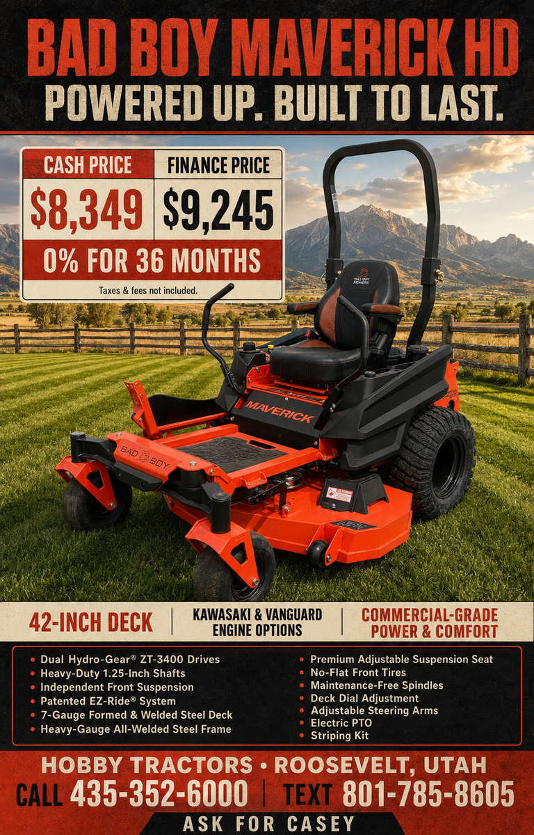 NEW Bad Boy Maverick HD 42" Zero-Turn Mower