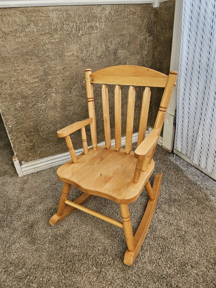Child's Wooden Rocking Chair