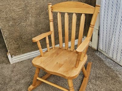 Child's Wooden Rocking Chair