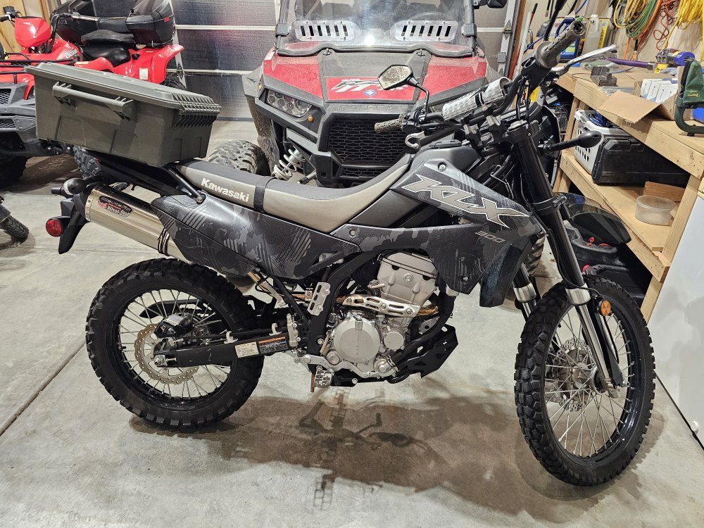 2024 Kawasaki KLX 300 Dual Sport Motorcycle - Low Mileage