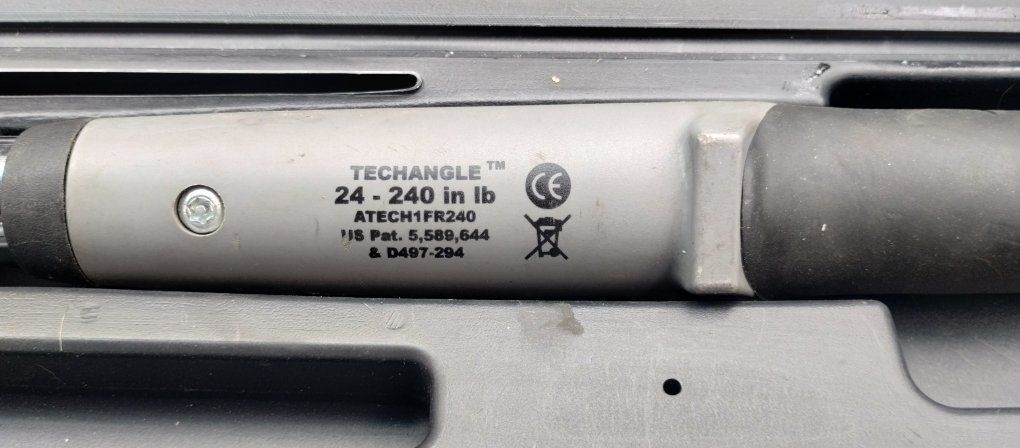 SNAP-ON TECHANGLE ATECH1FR240 Digital Torque Wrench 24-240 in lb - Used Excellent