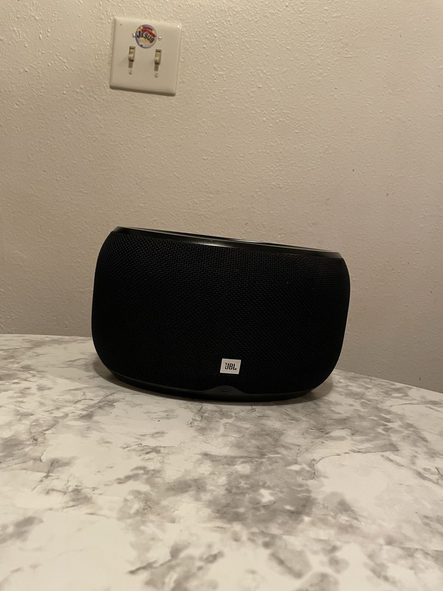 JBL Link 300 Smart Bluetooth Speaker with Google Assistant - Black, Excellent Condition