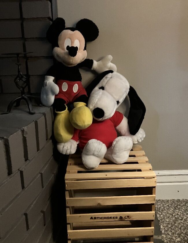 Vintage Mickey Mouse and Snoopy