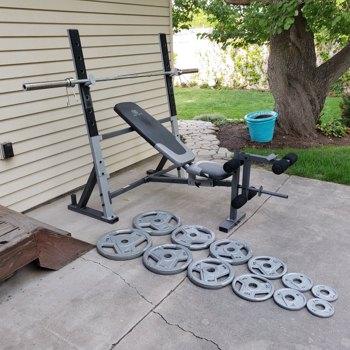 Olympic Weight Bench / Weights / Barbell