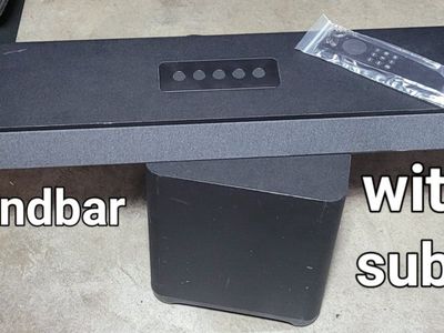 LARGE Onn soundbar w/subwoofer