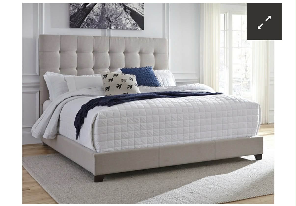 Queen Bed Frame With Box spring & Matress