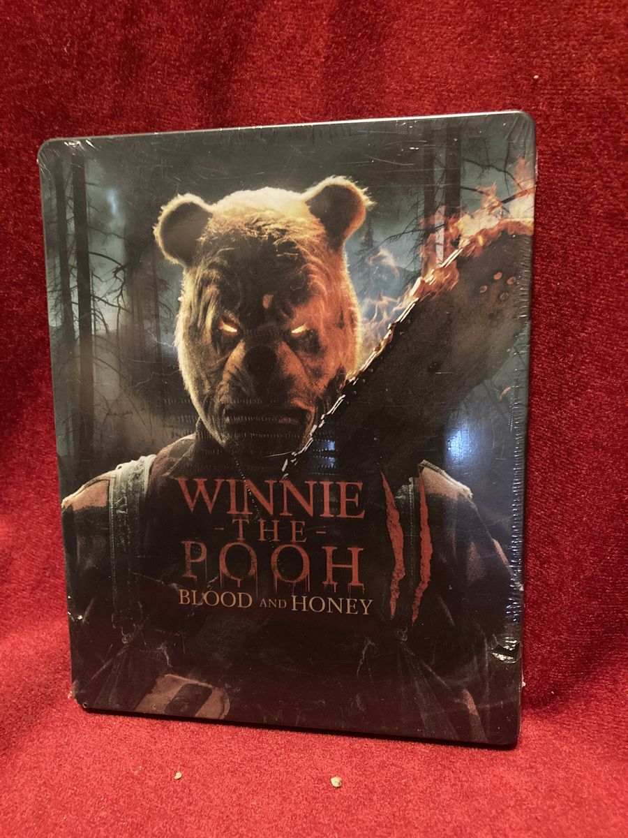Winnie The Pooh 2 Blood & Honey Blu Ray SteelBook Case New Horror Mystery