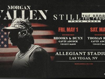 2 Concert Tickets to Morgan Wallen in Las Vegas, NV. May 1st, 2026