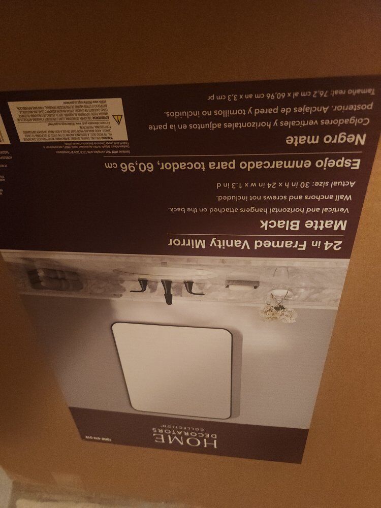 bathroom mirror framed